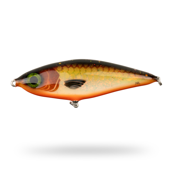 Mälaren Lures Loner 18cm, 100g - Red Brown Snapper i gruppen Sluker / Håndlagde Baits / Håndlagde Jerkbaits hos Sportfiskeprylar.se (MLL18-4)