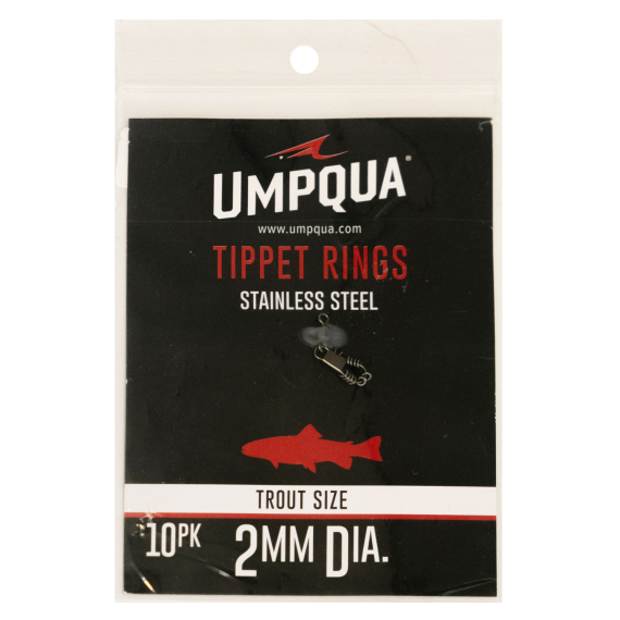 Umpqua Tippet Ring Standard 2mm 10-pack i gruppen Kroker Og Terminal Takkel / Ledere Og Fortommsmaterialer / Fortommsmaterialer / Fortommsmateriale Fluefiske hos Sportfiskeprylar.se (NFD9384)