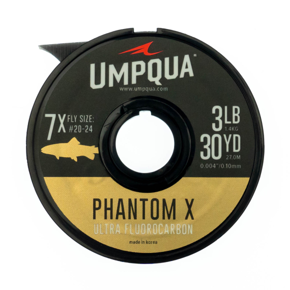 Umpqua Phantom X Fluorocarbon Tippet 27m i gruppen Kroker Og Terminal Takkel / Ledere Og Fortommsmaterialer / Fortommsmaterialer / Fortommsmateriale Fluefiske hos Sportfiskeprylar.se (NFD9397-2Xr)