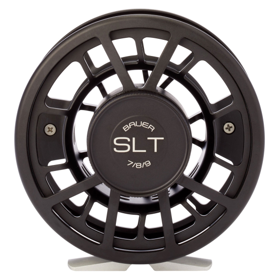 Bauer SLT Fly Reel - Black & Silver i gruppen Sneller / Fluesneller Og Ekstra Spoler / Fluesneller hos Sportfiskeprylar.se (NFD9443-789Blackr)