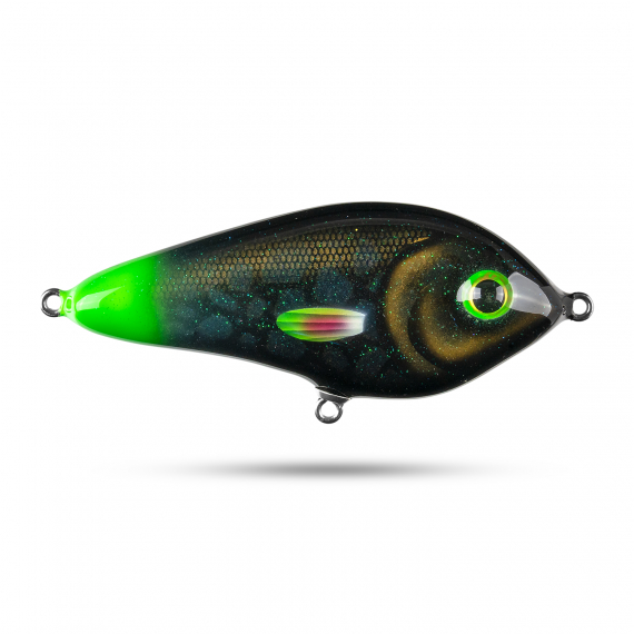 Pineslope Lures Drumstick V2 Slow Sink 15cm, 115g - Green Lantern i gruppen Sluker / Håndlagde Baits / Håndlagde Swimbaits hos Sportfiskeprylar.se (PSLDSSS23-2)