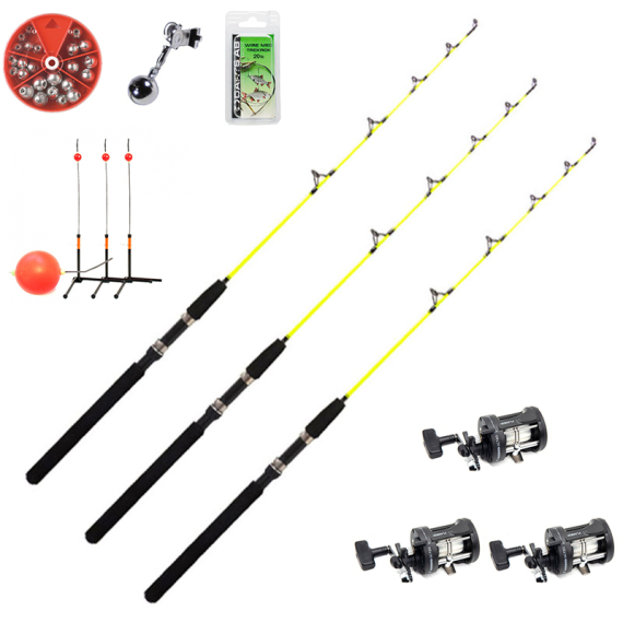 Fladen Ice Pike Starterkit 3-Pack i gruppen Fiskemetoder / Isfiske / Isfiske Kombinasjoner / Isfiske Sett hos Sportfiskeprylar.se (READY-TO-FISHICEPIKE)