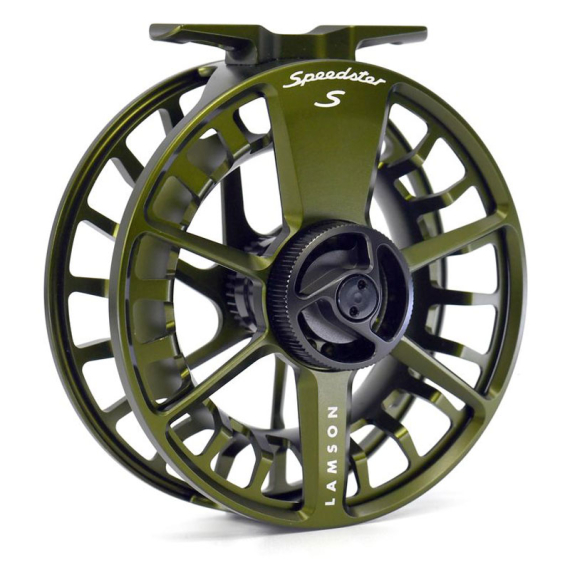 Lamson Speedster S-Series Fly Reel Olive Green i gruppen Sneller / Fluesneller Og Ekstra Spoler / Fluesneller hos Sportfiskeprylar.se (SPS-3PLUSREEL-Ogr)