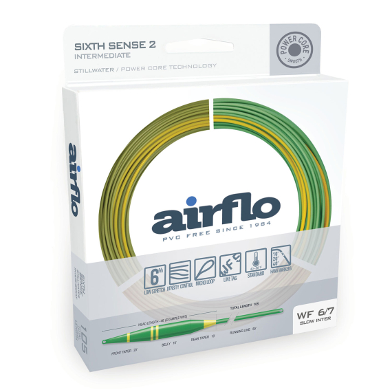 Airflo Sixth Sense Fast Intermediate Fly Line i gruppen Snører / Skyteliner / Enhåndssnøre hos Sportfiskeprylar.se (SS2-WF5-6FI-TGr)