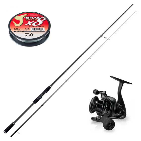 Okuma Pitch Black V2 Westin W2 Powershad Allround Combo i gruppen Fiskemetoder / Spinnfiske / Kombinasjoner / Spinnsett hos Sportfiskeprylar.se (SSPSET-12)