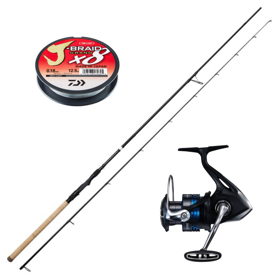 Shimano Nexave Savage Gear SG2 Seatrout Combo i gruppen Fiskemetoder / Spinnfiske / Kombinasjoner / Spinnsett hos Sportfiskeprylar.se (SSPSET-7)