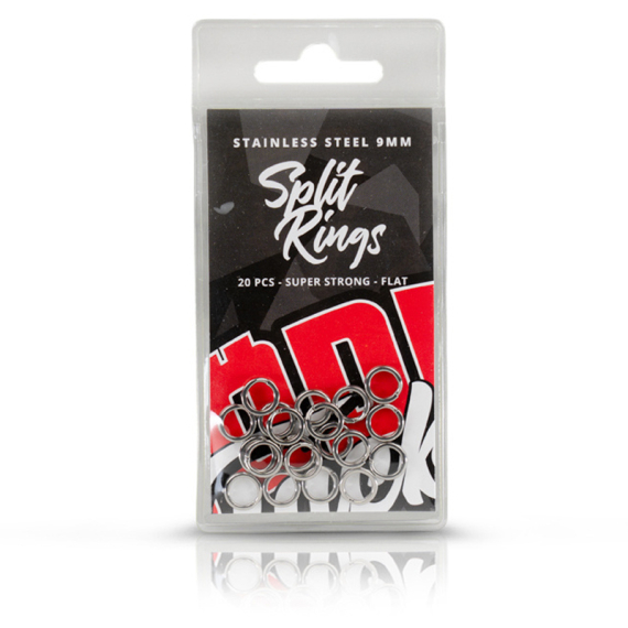 Söder Tackle Stainless Steel Split Rings 9mm (20-pack) i gruppen Kroker Og Terminal Takkel / Stingere Og Stingertilbehør / Stingertilbehør hos Sportfiskeprylar.se (STC-TT0021)