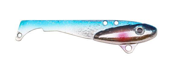 SvartZonker Vibrating Bass 18g - Chrome Blue i gruppen Sluker / Leppeløse Crankbaits hos Sportfiskeprylar.se (SZ106601)