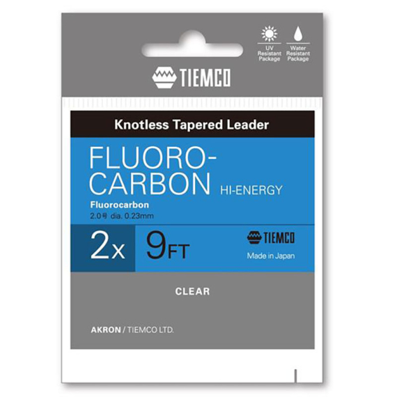 Tiemco Fluorcarbon Taperad Tafs Hi-energi 9ft i gruppen Kroker Og Terminal Takkel / Ledere Og Fortommsmaterialer / Ferdiglagde Fortommer / Tappert Fortomm hos Sportfiskeprylar.se (TAFLH9-0Xr)