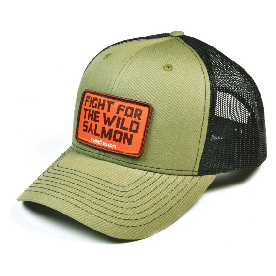 Frödin \'Wild Salmon\' Trucker Hat – Loden/Black i gruppen Klær Og Fottøy / Caps Og Annet Hodeplagg / Caps / Trucker Caps hos Sportfiskeprylar.se (TH-FOB)