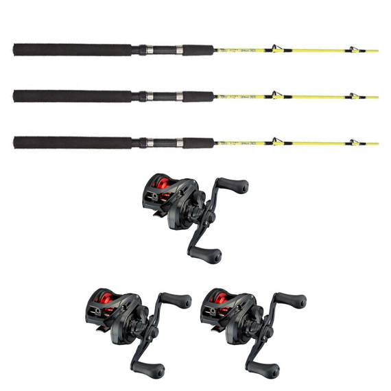 Daiwa PR100L/Fladen Ice Pike 130cm Combo Vänster 3-Pack i gruppen Fiskemetoder / Isfiske / Isfiske Kombinasjoner / Isfiske Sett hos Sportfiskeprylar.se (daiwaprfladen1303pcsset)