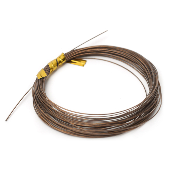 Partridge Bauer Pike Leader Wire 60lb - Brown i gruppen Kroker Og Terminal Takkel / Ledere Og Fortommsmaterialer / Fortommsmaterialer hos Sportfiskeprylar.se (ph-aw49-60-5b)