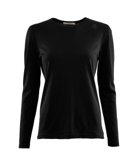 Aclima LightWool Undershirt Long Sleeve Jet Black