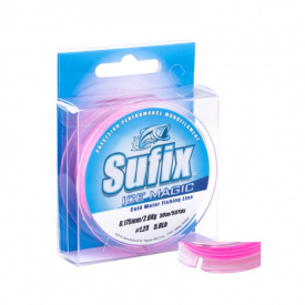 Sufix Ice Magic Mono Lina Vit/Rosa 50m