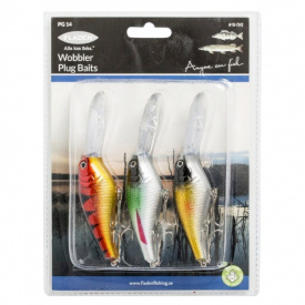 Fladen Wobbler 12cm Fat Shad Floating 3-pack