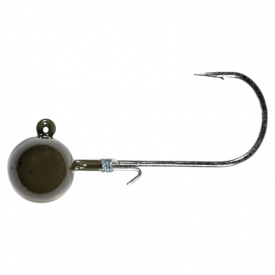 LMAB Tungsten Round Jig Green Pumpkin