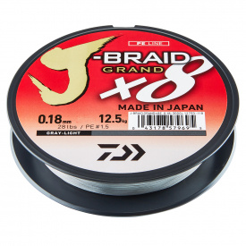 Daiwa J-braid Grand X8 Grey 135m