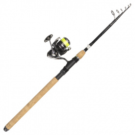 Daiwa Ninja LT2500 Black Silver 210 Tele 7-28G/0.19YL