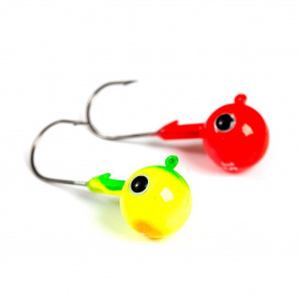 Fladen Jigghuvud Red/Yellow 2-pack