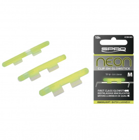 Neon Clip on Glowstick Green