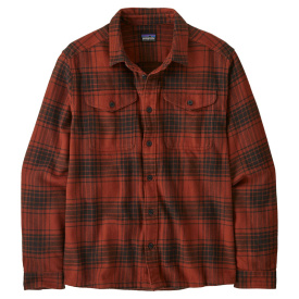 Patagonia M's Fjord Flannel Shirt Cascade: Burnished Red