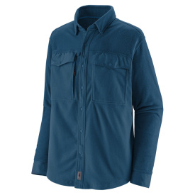 Patagonia M's L/S Early Rise Snap Shirt, Lagom Blue