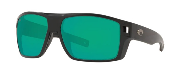 Costa Diego 11 Matte Black Green Mirror 580G