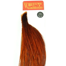 Whiting Silver 1/2 Cape Dyed Natural Brown