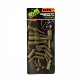 Fox Edges Angled Drop Off Run Ring Kit Trans Khaki 6-pack