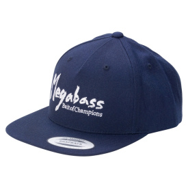 Megabass Cap Brush Snapback Navy/White