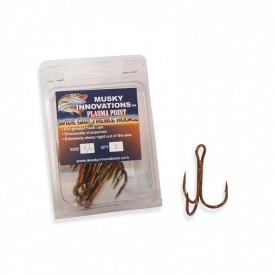 Musky Innovations Plasma Point Treble Hooks (5-Pack)