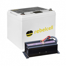 Rebelcell 24V50 Li-ion Med Laddare 29.4V12A