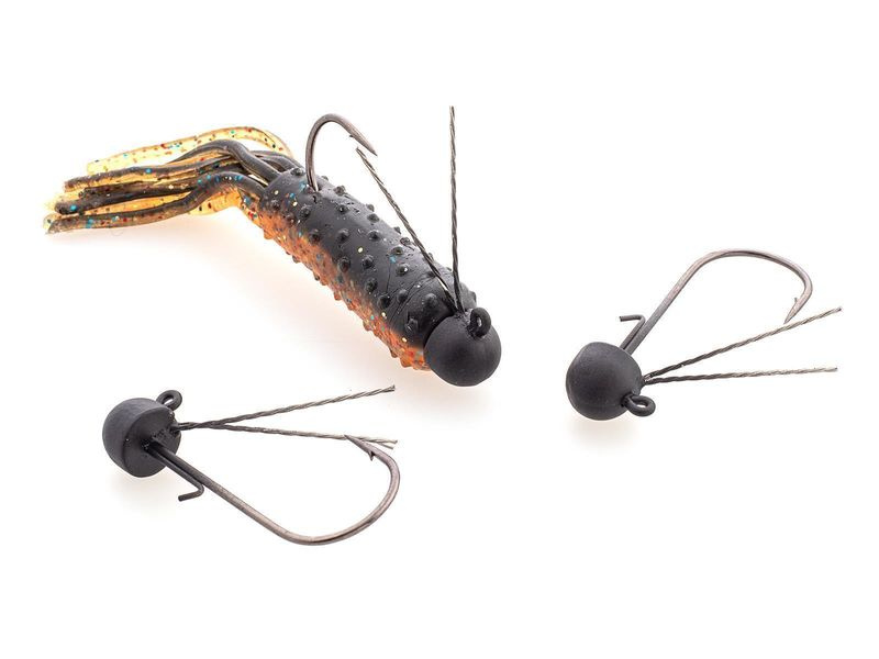 Camo Tungsten Weedless Ned Jig (3-pack)